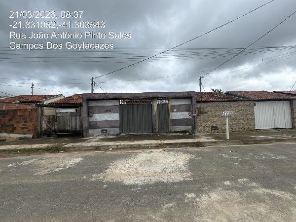 Casa, 45.00 de área total, 45.00 de área privativa, 150.00 de área do terreno,  2 qto(s), em Campos dos Goytacazes/RJ