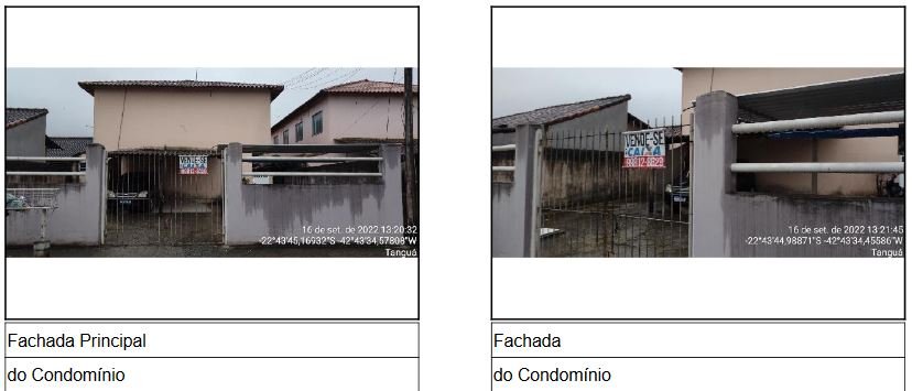 Casa, 0.00 de área total, 55.35 de área privativa, 59.84 de área do terreno,  2 qto(s), va em Tanguá/RJ