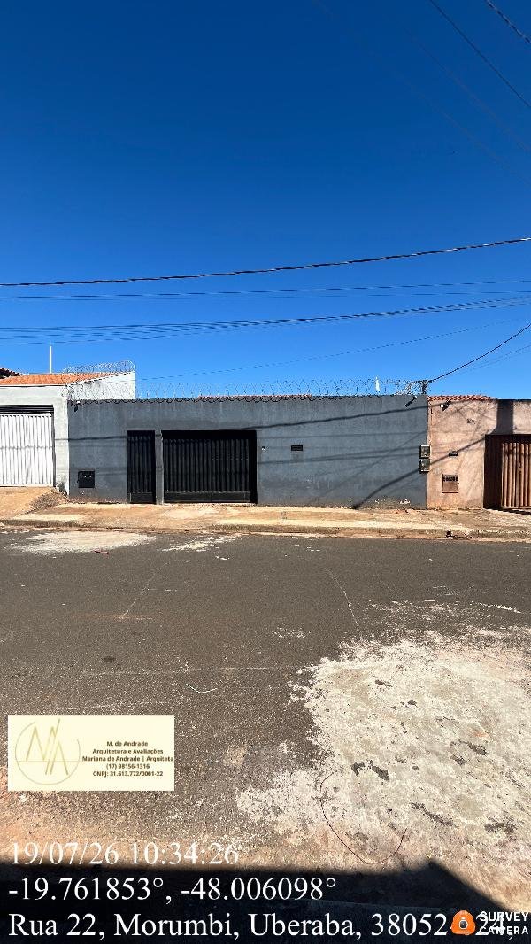 Casa, 64.53 de área total, 64.53 de área privativa, 200.00 de área do terreno,  2 qto(s), em Uberaba/MG