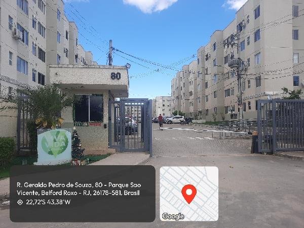 Apartamento, 41.27 de área total, 41.27 de área privativa, 0.00 de área do terreno,  2 qto em Belford Roxo/RJ