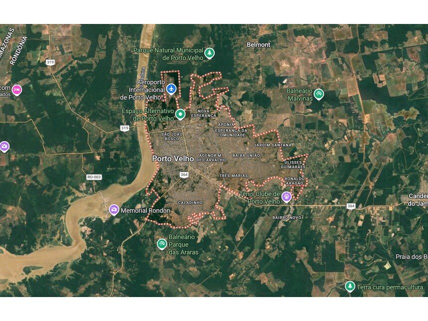 Área Rural à venda em leilão - Lote nº 030, s/n - Setor Jaquirana/07, Gleba Jacundá - Proj em Porto Velho/RO