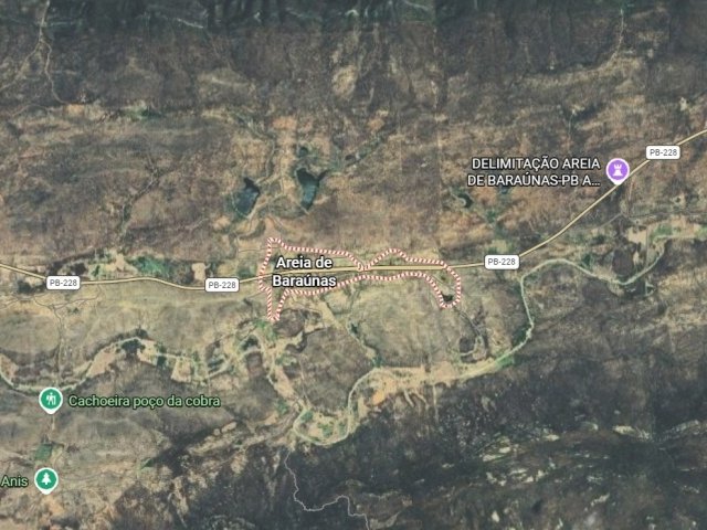 
                        Imóvel Rural, 1.007 ha, Areia de Baraúna/PB                     em Baraúna/PB
