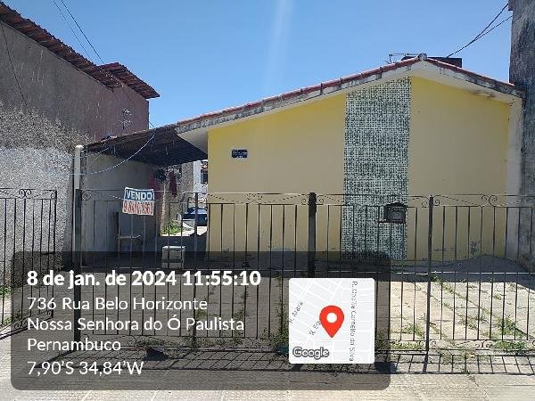 Casa, 0.00 de área total, 47.27 de área privativa, 360.00 de área do terreno,  2 qto(s), a em Paulista/PE