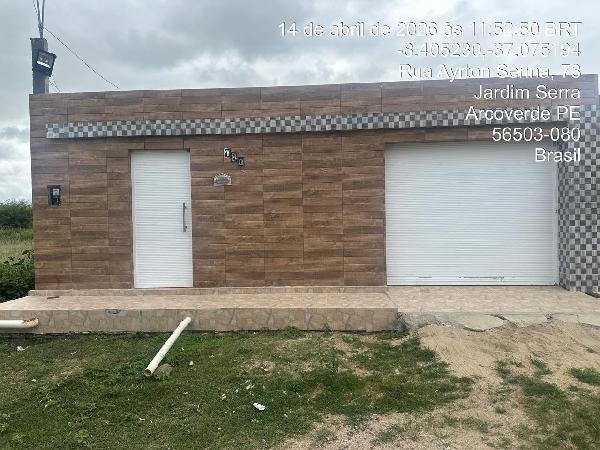 Casa, 45.75 de área total, 45.75 de área privativa, 126.00 de área do terreno,  2 qto(s), em Arcoverde/PE