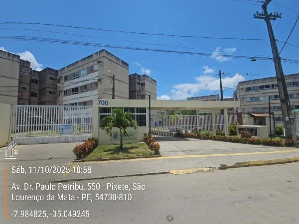 Apartamento, 63.97 de área total, 45.35 de área privativa, 0.00 de área do terreno,  2 qto em São Lourenço da Mata/PE