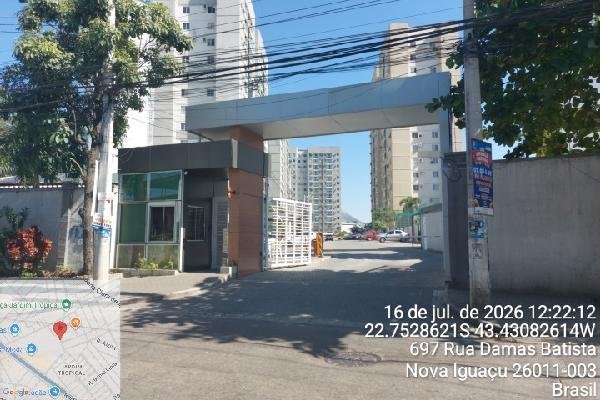 Apartamento, 56.13 de área total, 56.13 de área privativa, 0.00 de área do terreno,  2 qto em Nova Iguaçu/RJ