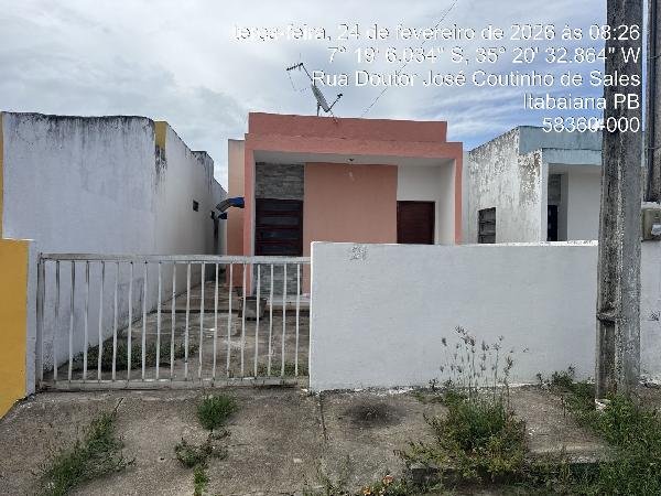 Casa, 64.29 de área total, 64.29 de área privativa, 126.00 de área do terreno,  2 qto(s), em Itabaiana/PB - foto 1