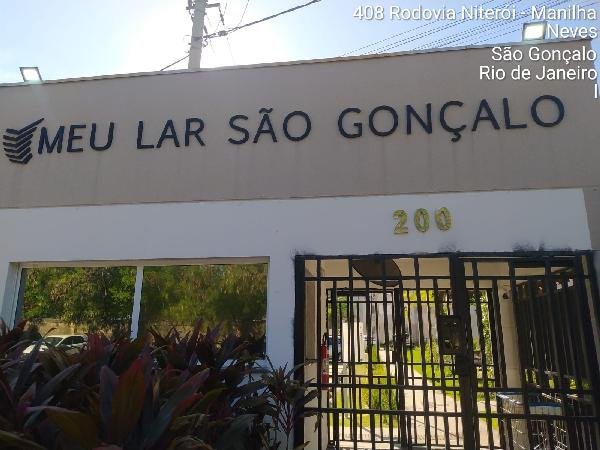 Apartamento, 52.91 de área total, 43.70 de área privativa, 0.00 de área do terreno,  2 qto em São Gonçalo/RJ