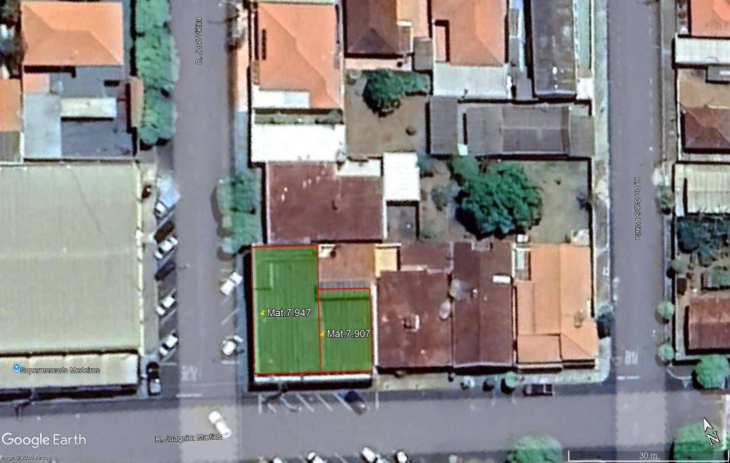 DOIS TERRENOS DE ESQUINA COM PRÉDIOS COMERCIAIS – RUA JOAQUIM MARTINS, 493/495 – BURITIZAL em Buritizal/SP - foto 5