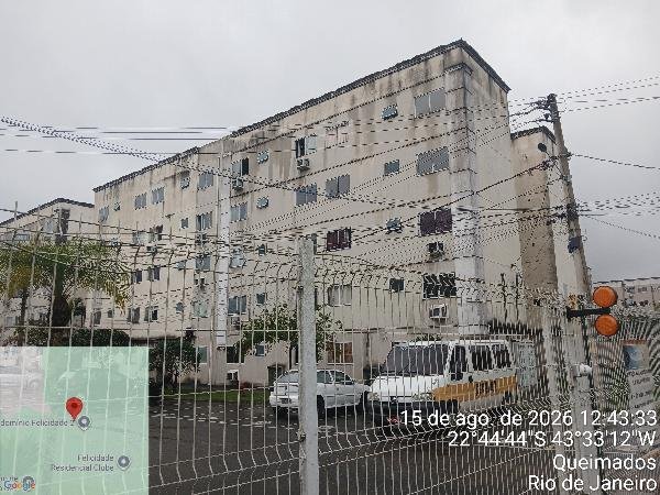 Apartamento, 46.47 de área total, 46.47 de área privativa, 0.00 de área do terreno,  2 qto em Queimados/RJ