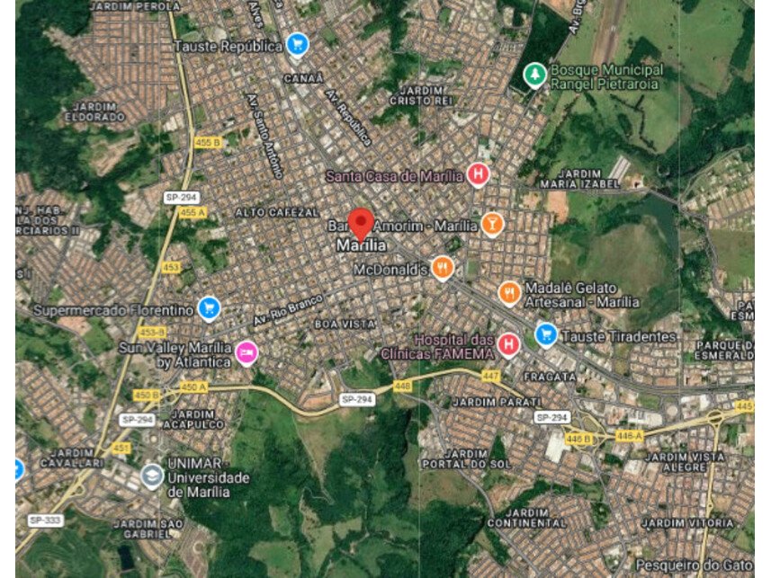Terreno à venda em leilão - Rua 1, s/n - Lote 07 Quadra B - Loteamento Jardim Botânico I - em Marília/SP