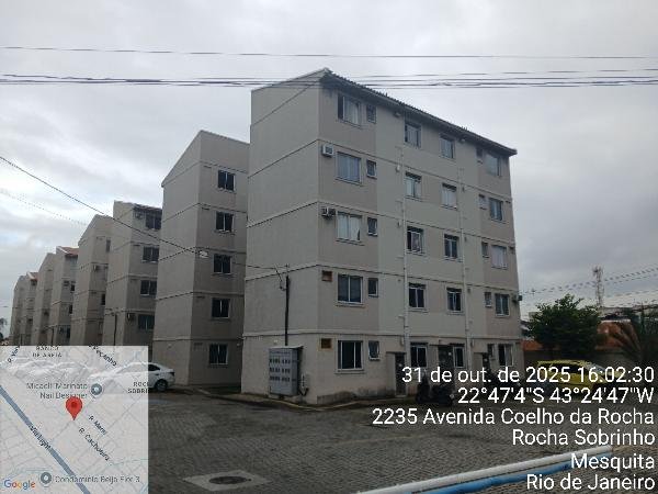 Apartamento, 0.00 de área total, 42.90 de área privativa, 0.00 de área do terreno,  2 qto( em Mesquita/RJ