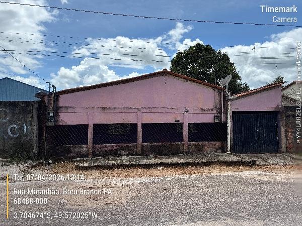 Casa, 82.00 de área total, 82.00 de área privativa, 360.00 de área do terreno,  2 qto(s), em Breu Branco/PA