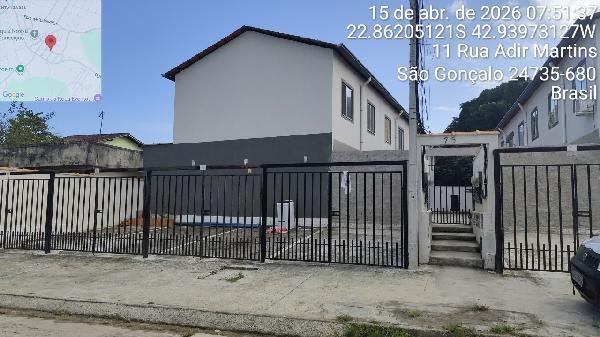 Casa, 45.35 de área total, 45.35 de área privativa, 26.35 de área do terreno,  2 qto(s), a em São Gonçalo/RJ