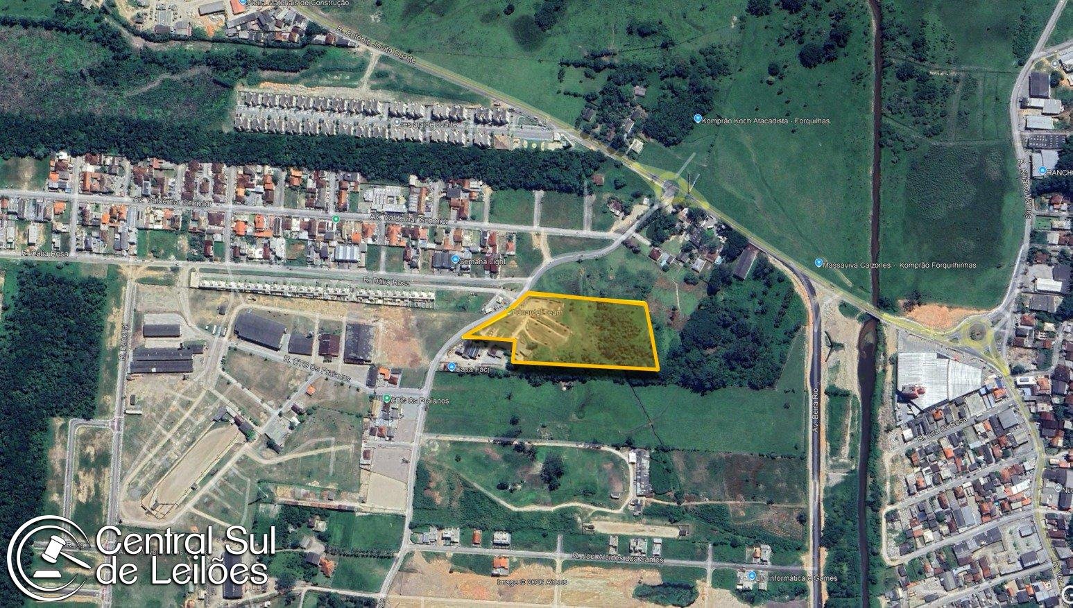 02 Terrenos com áreas somadas de aprox. 16.172,99m², situado em Forquilhas, no Município d em São José/SC - foto 2