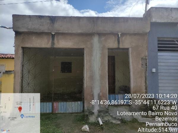 Casa, 55.63 de área total, 55.63 de área privativa, 100.00 de área do terreno,  2 qto(s), em Bezerros/PE