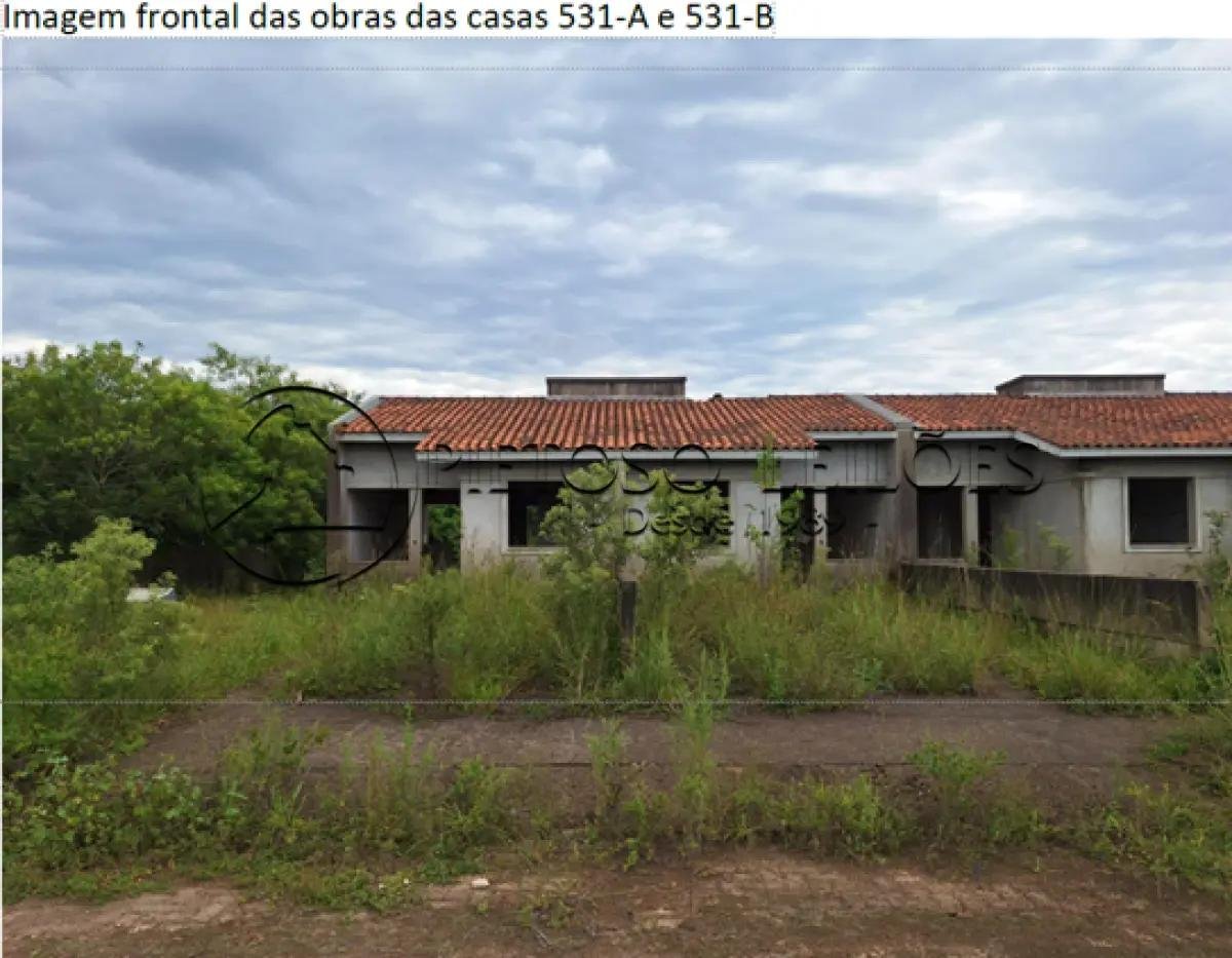 ESTEIO/RS - CASA DE ALVENARIA EM CONSTRUÇÃO - Nº 531-A - RUA VITOR MATEUS TEIXEIRA - VILA em Esteio/RS