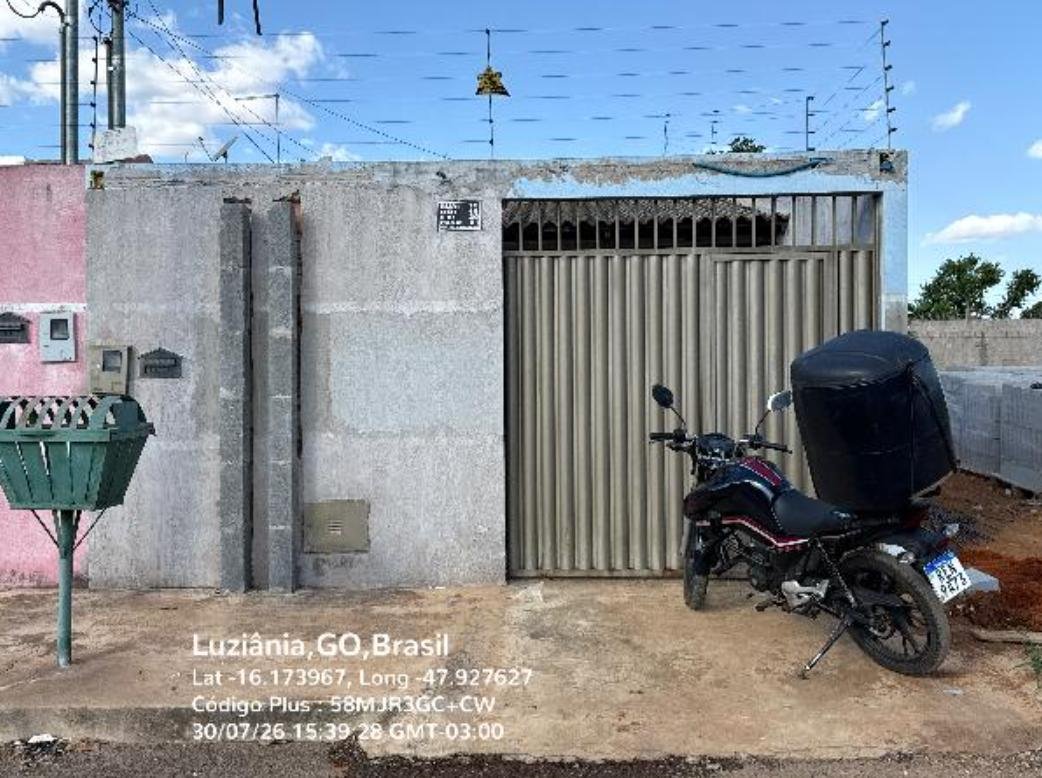 Casa - 86,3m² de área privativa, 300m² de área do terreno, com vaga de garagem - LUZIANIA/ em Luziânia/GO