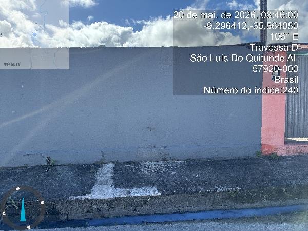 Casa, 43.87 de área total, 43.87 de área privativa, 128.00 de área do terreno,  2 qto(s), em São Luís do Quitunde/AL