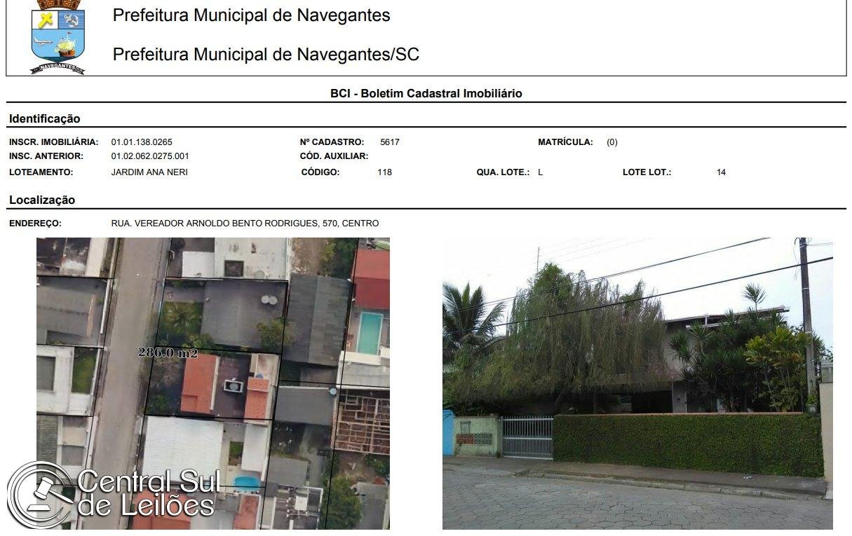 Imóvel com área de 273,00m², com Edificações, no Jardim Ana Néri, em Navegantes/SC em Navegantes/SC - foto 3
