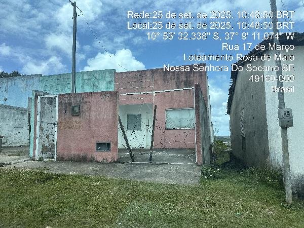 Casa, 69.14 de área total, 69.14 de área privativa, 200.00 de área do terreno,  3 qto(s), em Nossa Senhora do Socorro/SE