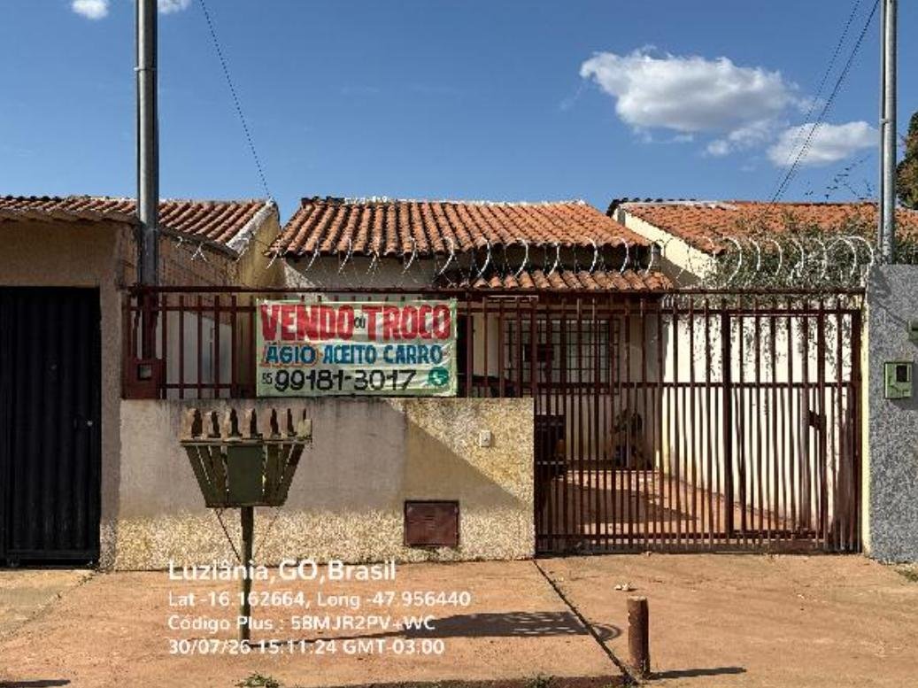Casa - 54,61m² de área privativa, 360m² de área do terreno, com vaga de garagem - LUZIANIA em Luziânia/GO