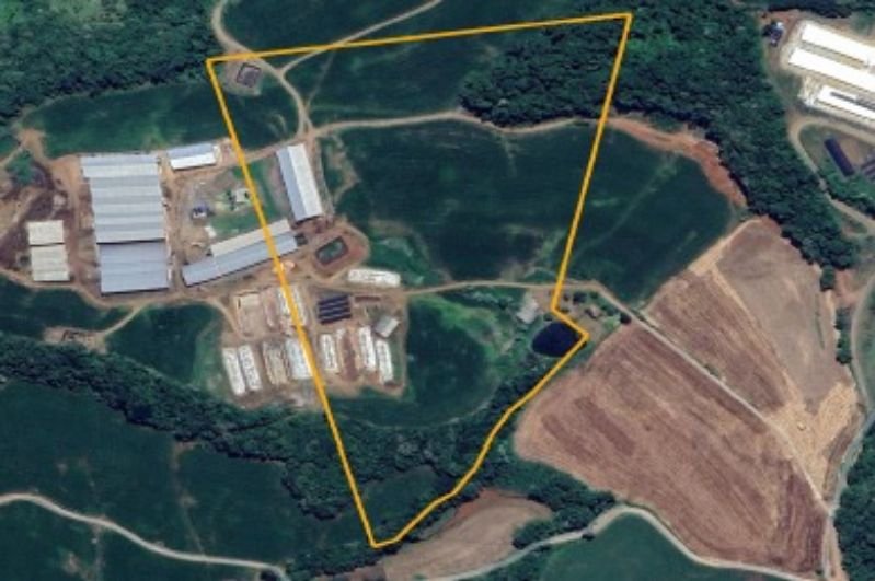 Terreno com 133.378,00 m² em Linha Alvorada em Concórdia/SC