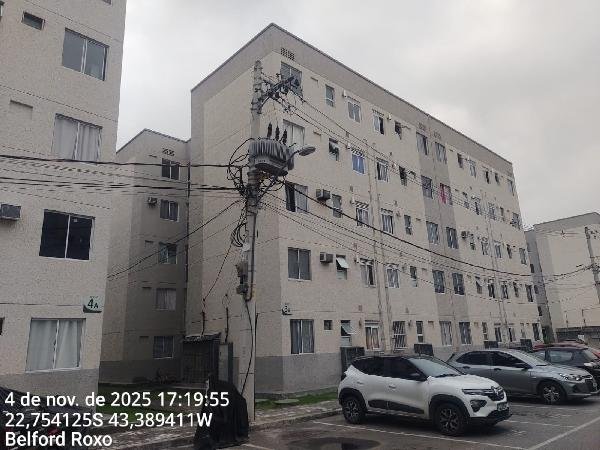 Apartamento, 77.17 de área total, 43.29 de área privativa, 0.00 de área do terreno,  2 qto em Belford Roxo/RJ
