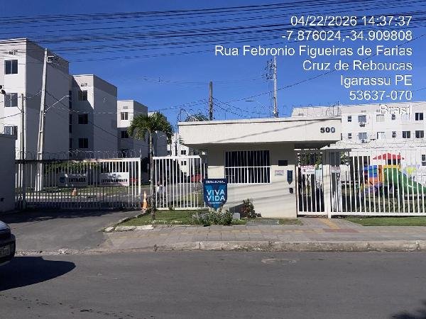 Apartamento, 45.24 de área total, 40.79 de área privativa, 0.00 de área do terreno,  2 qto em Igarassu/PE