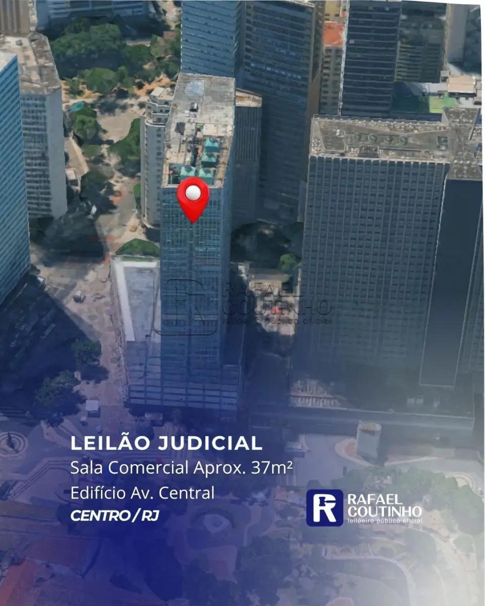 Sala Comercial nº836, Aprox. 37m² no Ed. Av. Central, Centro/RJ. Pague em até 60 vezes. em Rio de Janeiro/RJ