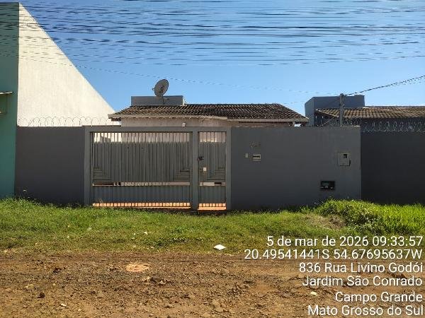 Casa, 67.42 de área total, 67.42 de área privativa, 140.00 de área do terreno,  2 qto(s), em Campo Grande/MS