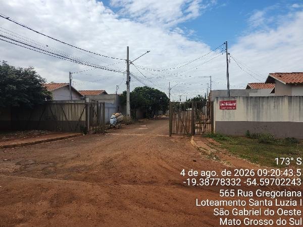 Casa, 76.62 de área total, 48.62 de área privativa, 120.00 de área do terreno,  2 qto(s), em São Gabriel do Oeste/MS