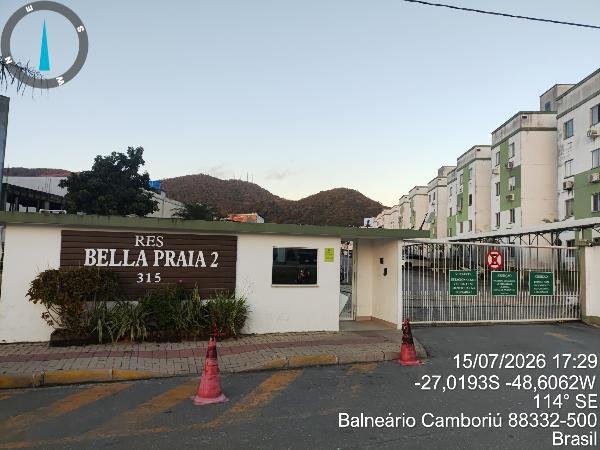Apartamento, 53.37 de área total, 46.32 de área privativa, 0.00 de área do terreno,  2 qto em Balneário Camboriú/SC