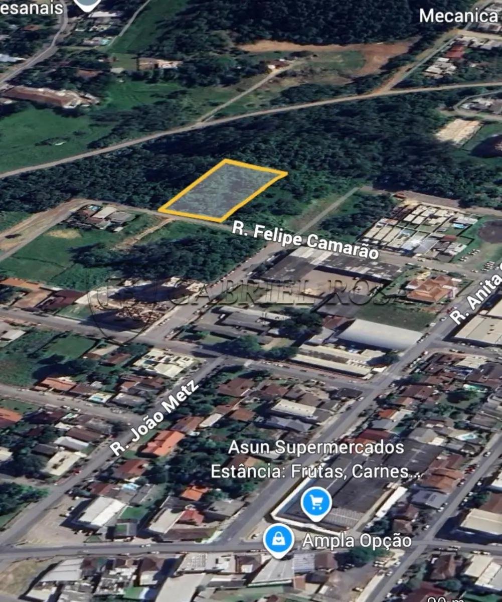 Terreno com área de 1.927,80 m², sem construções, situado na Rua Felipe Camarão, S/N, B.Ce em Estância Velha/RS - foto 1