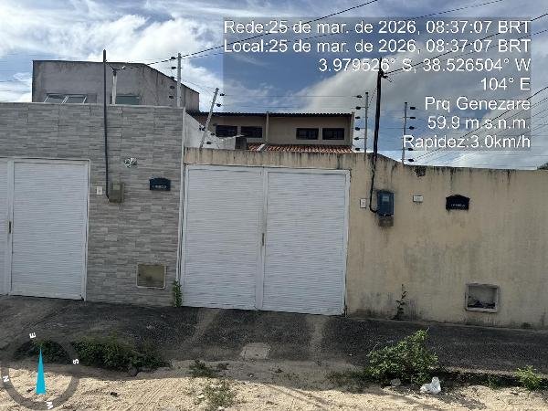 Casa, 69.69 de área total, 69.69 de área privativa, 112.00 de área do terreno,  2 qto(s), em Itaitinga/CE