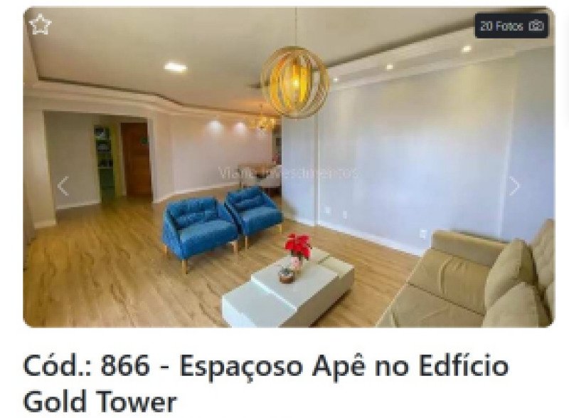 APARTAMENTO NO EDIFICIO GOLD TOWER EM PORTO VELHO em Porto Velho/RO - foto 1