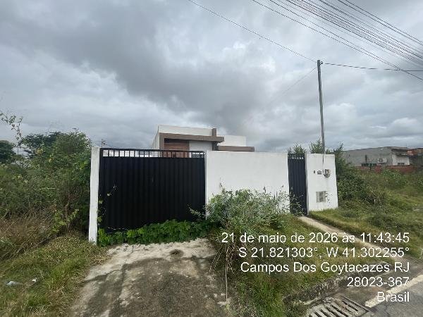 Casa, 47.77 de área total, 36.00 de área privativa, 160.00 de área do terreno, a.serv. em Campos dos Goytacazes/RJ