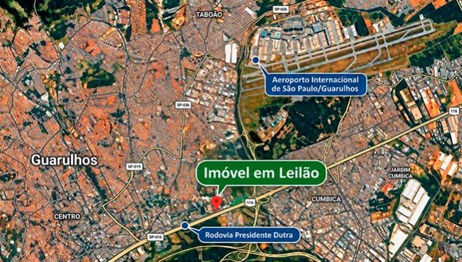 Galpão 1.432 (área construída) em Terreno 7.547 m² -  Macedo - Guarulhos - SP em Guarulhos/SP