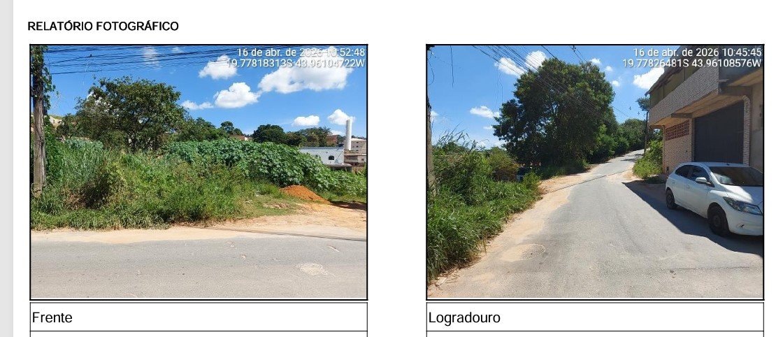 Terreno, 0.00 de área total, 0.00 de área privativa, 1000.00 de área do terreno. em Vespasiano/MG