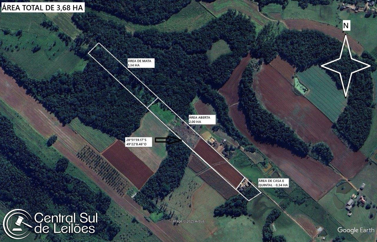 Terreno rural com área de 36.815,98m², na localidade de Pontão, no Município de Araranguá/ em Araranguá/SC - foto 4
