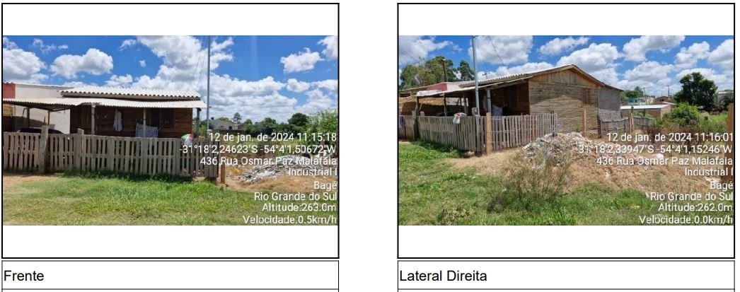 Casa, 0.00 de área total, 40.00 de área privativa, 300.00 de área do terreno. em Bagé/RS