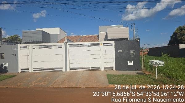 Casa, 91.87 de área total, 91.87 de área privativa, 179.28 de área do terreno,  3 qto(s), em Campo Grande/MS