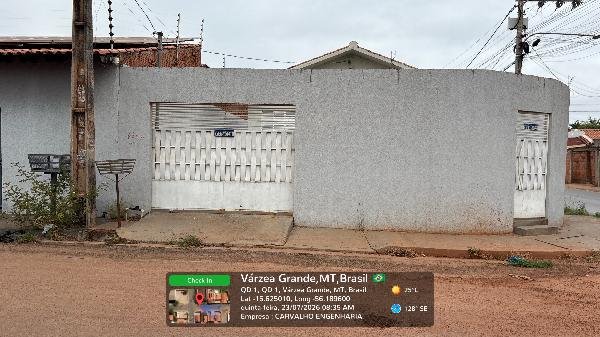 Casa, 55.15 de área total, 55.15 de área privativa, 197.37 de área do terreno,  3 qto(s), em Várzea Grande/MT