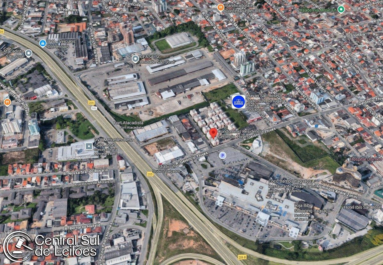 Apartamento nº 12, bloco 13, no Conjunto Habitacional Gerôncio Thives, em São José/SC em São José/SC - foto 5