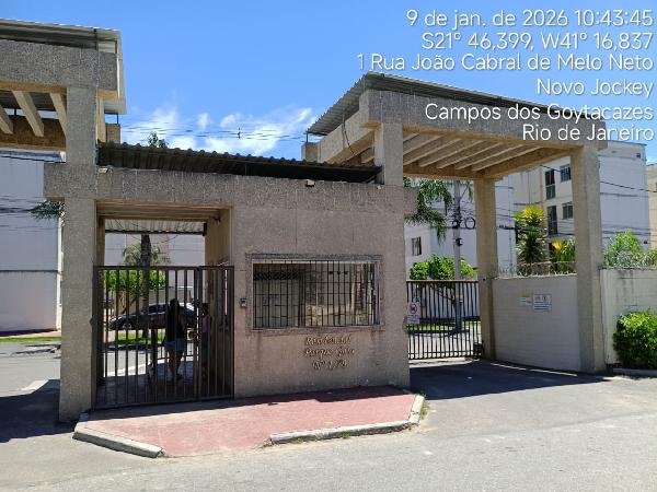 Apartamento, 82.53 de área total, 41.85 de área privativa, 0.00 de área do terreno,  2 qto em Campos dos Goytacazes/RJ