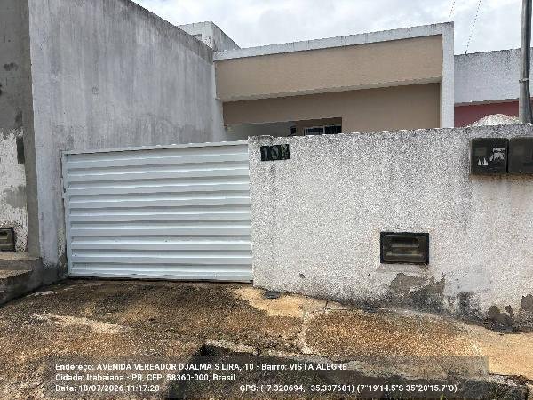 Casa, 145.50 de área total, 57.00 de área privativa, 330.00 de área do terreno,  2 qto(s), em Itabaiana/PB