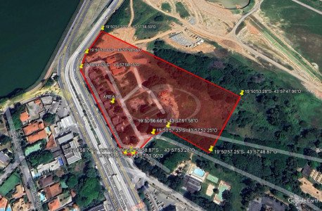 Lote 0001: ÁREA COM 42.040 M² LINDEIRA AO AEROPORTO DA PAMPULHA em Belo Horizonte/MG