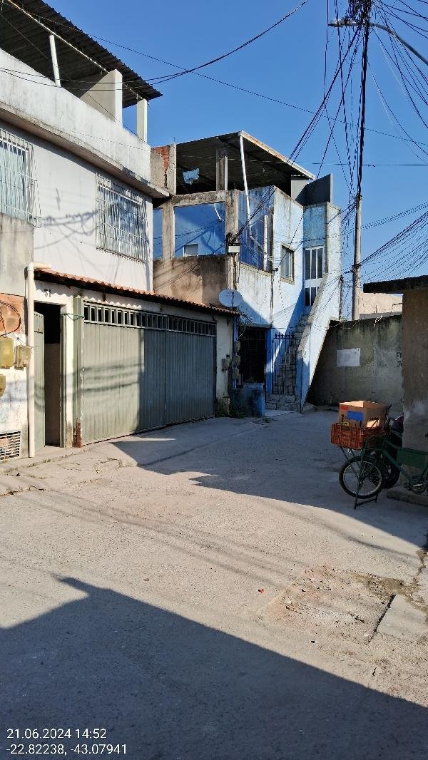 Casa, 0.00 de área total, 57.18 de área privativa, 55.80 de área do terreno,  2 qto(s), WC em São Gonçalo/RJ