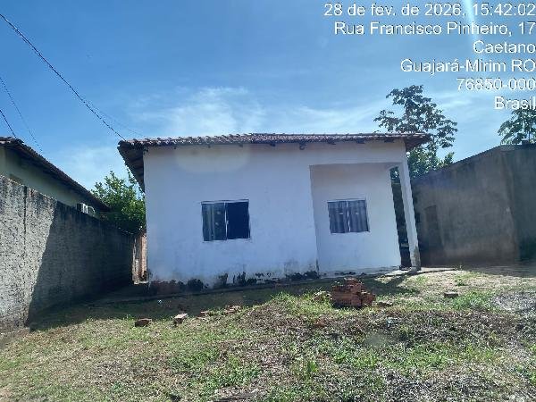 Casa, 70.30 de área total, 70.30 de área privativa, 225.00 de área do terreno,  3 qto(s), em Guajará-Mirim/RO