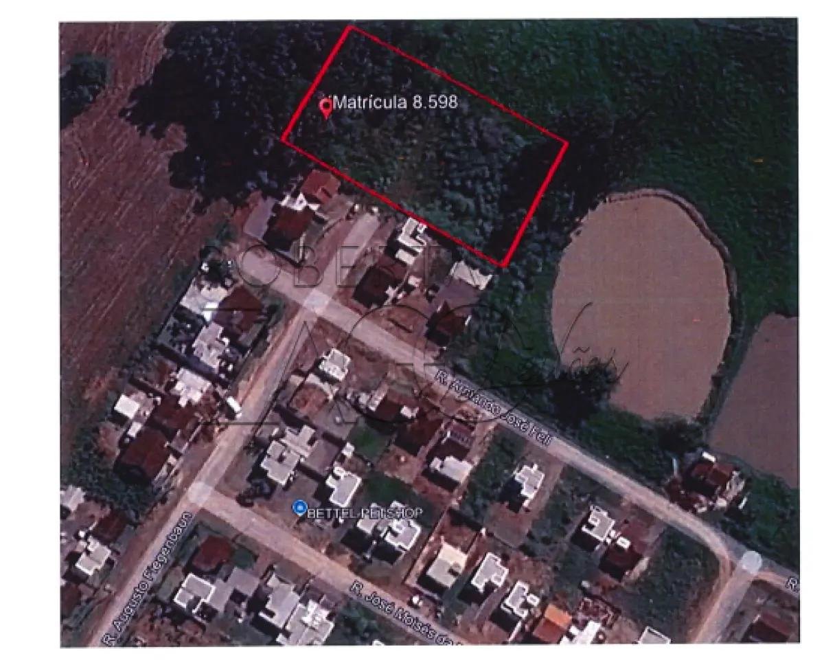 Matrícula N° 8.598: Área de Recreação Pública e Uso Institucional – uma área urbana com a em Bom Retiro do Sul/RS